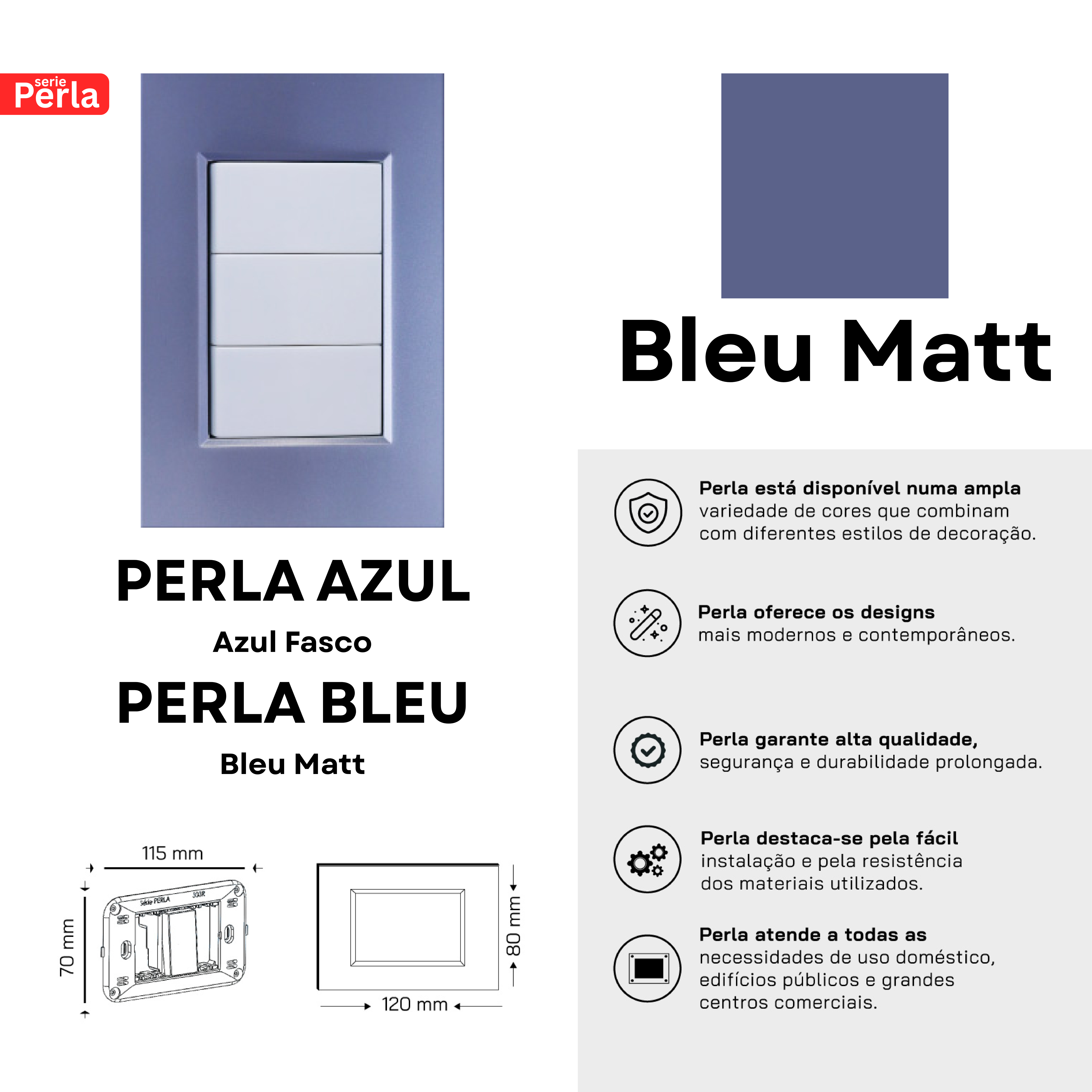 Perla Switches - Blue